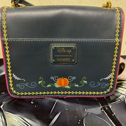 Disney Loungfly Over The Shoulder Purse Cinderella 