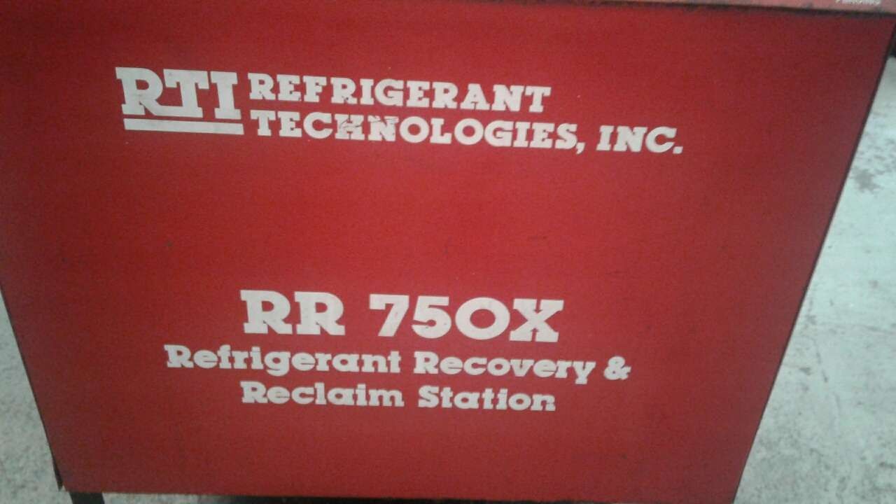 Refrigerant Recovery Unit - RTI RR750X