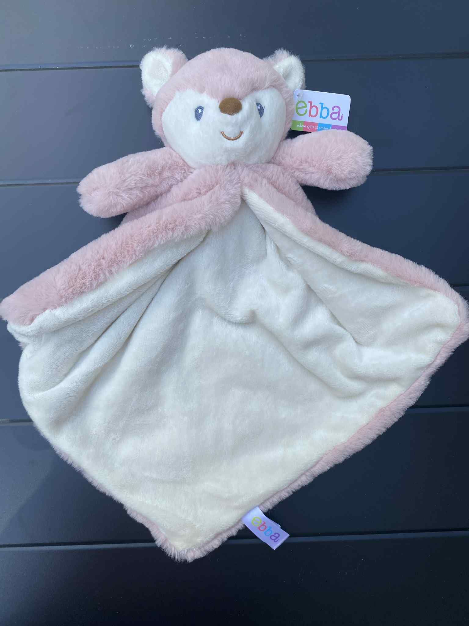 Aurora Ebba Pink Fox Dakota luvster Lovey Baby Security Blanket Woodland Cuddler