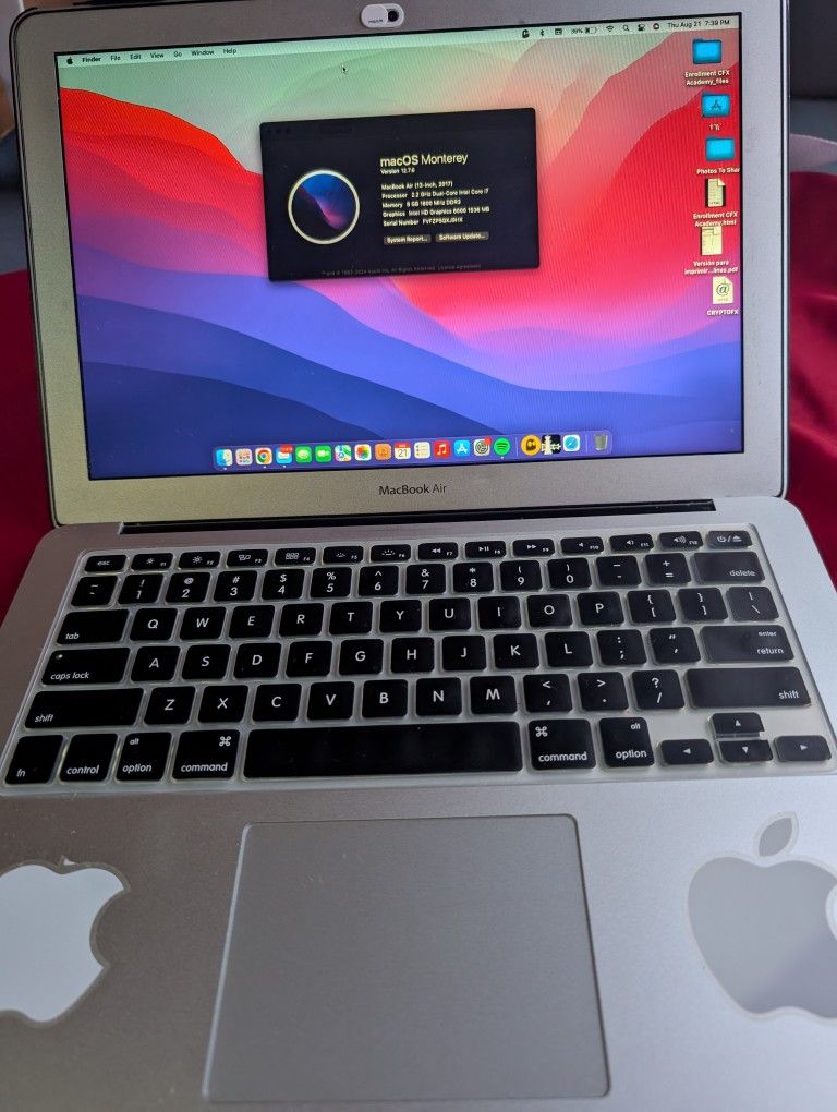 Macbook Air 13  ,  Intel Core I7