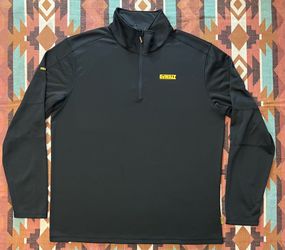 DeWalt Black Quarter Zip Pullover Sweatshirt Men’s 2XL New without Tags