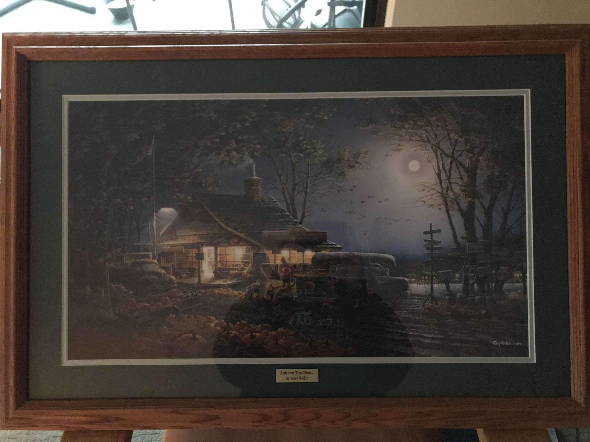 Terry Redlin Framed Print “Autumn Traditions”