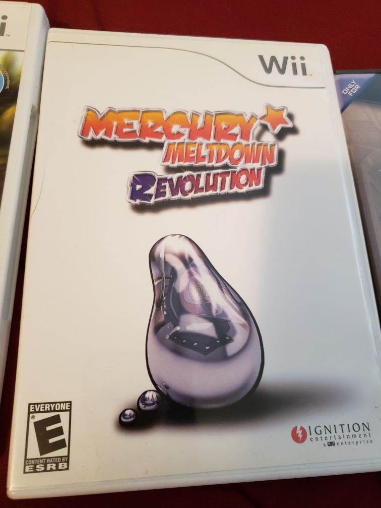 Mercury meltdown revolution wii video game