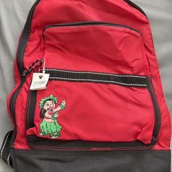 Disney Parks Lilo & Stitch Red Lilo Backpack 