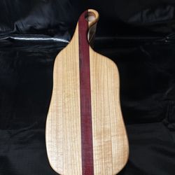 Hand Made Edg Grain Cutting Board/ Charcuterie Board And Tortilla Press