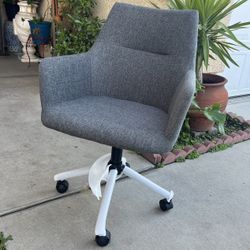 Brand New. Mid Century Modern Office Swivel Chair. Charcoal Grey. Retails Over $330