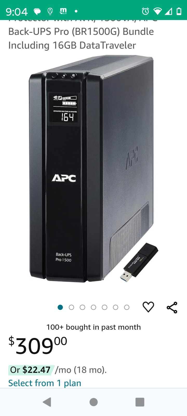 Apc Pro 1500 New In Box