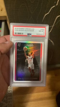 SGA shai gilgeous Alexander rookie psa