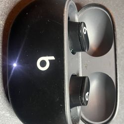 Beats Wireless Bluetooth Earbuds w/ Charging Case + USB-C Charger – Black OEM  🎧