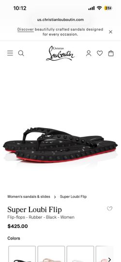 Christian Louboutin Super Loubi Flip Flops