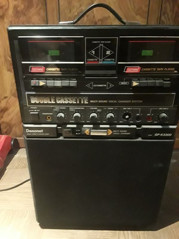 Vintage Karaoke Machine GPK3300 Double Cassette for Sale in