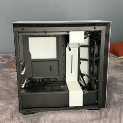 NZXT H510 White PC Case + 600W Power Supply – Ready to Build
