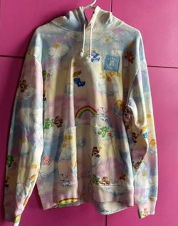 CAREBEARS X TEDDY FRESH FOR MEN OR WOMEN HOODIE SIZE LARGE