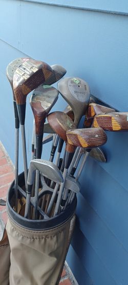 Classic Golf Woods And Iron W/ Bag