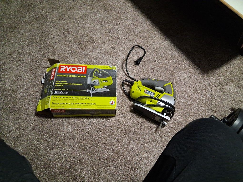 Ryobi Variable Speed Jig Saw Js481LG