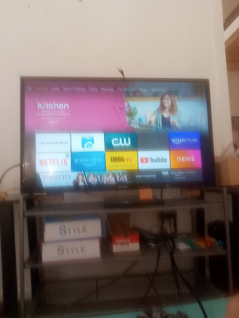 32 in Fire TV you can teSt. It before you buy
