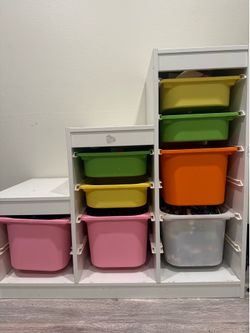 Ikea kids toy storage