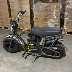 BRM100 Mini Dirt Pit Bike 105cc 4-Stroke Off Road for Teens Adults 220 LBS 3.5HP EPA-Approved Engine, Up To 30 Mph, Rear Disc Brake, 145/70-6 Knobby F