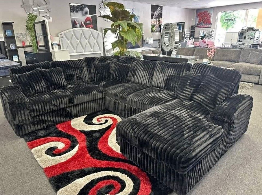 Black Sectional Sofa With Storage And Sleeper