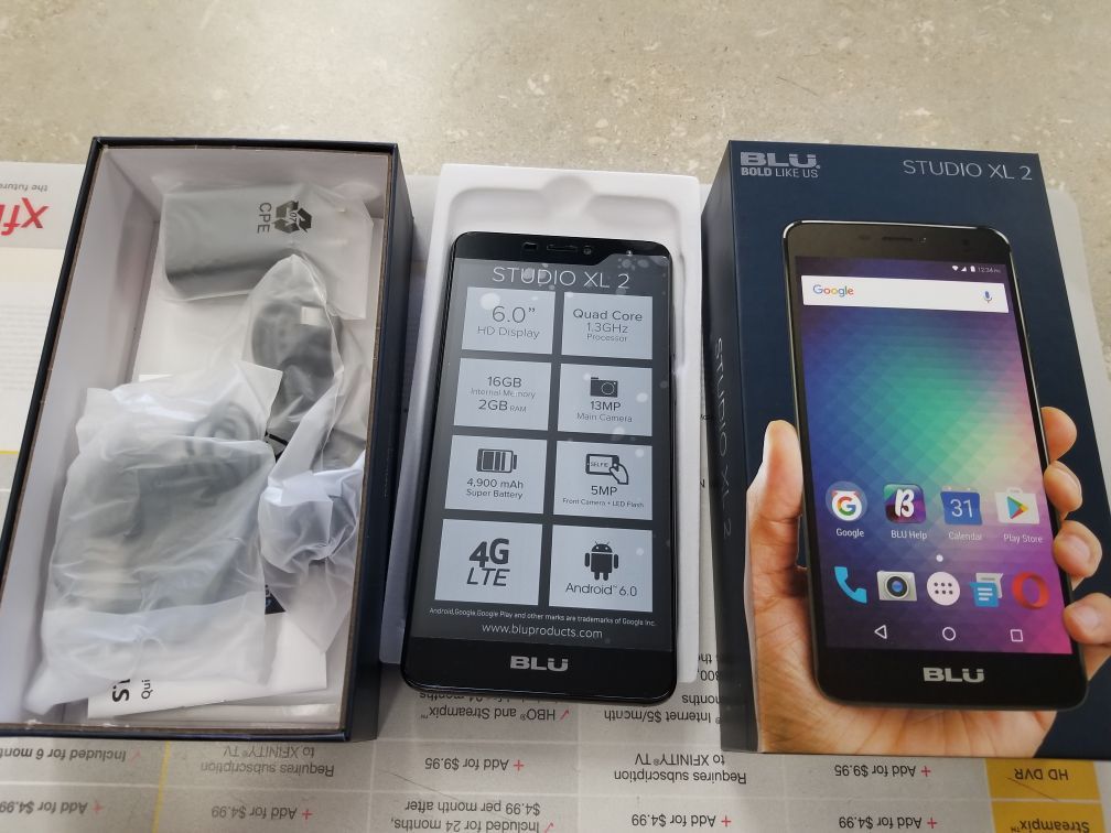 BRAND NEW 6 INCH BLU STUDIO XL2 UNLOCKED