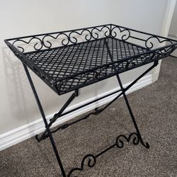 Metal standing Serving Tray