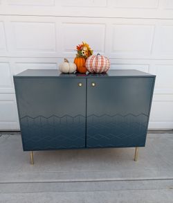 Green And Blue Dresser Or TV Stand 