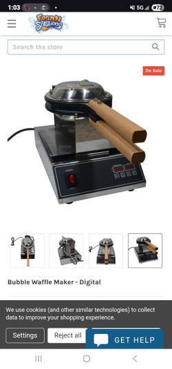 New Commercial Bubble Waffle Maker Digital