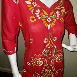 Red African Dress/top