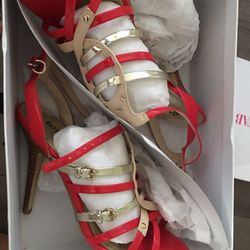 Red baker shoes 👠