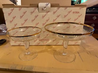 PRINCESS HOUSE SET OF 2 SIZES CRYSTAL SERVERS NIB #6156A In Box Romania