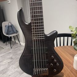6 string bass guitar 