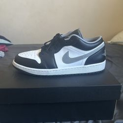 Air Jordan 1 Low Black/particle Grey-white