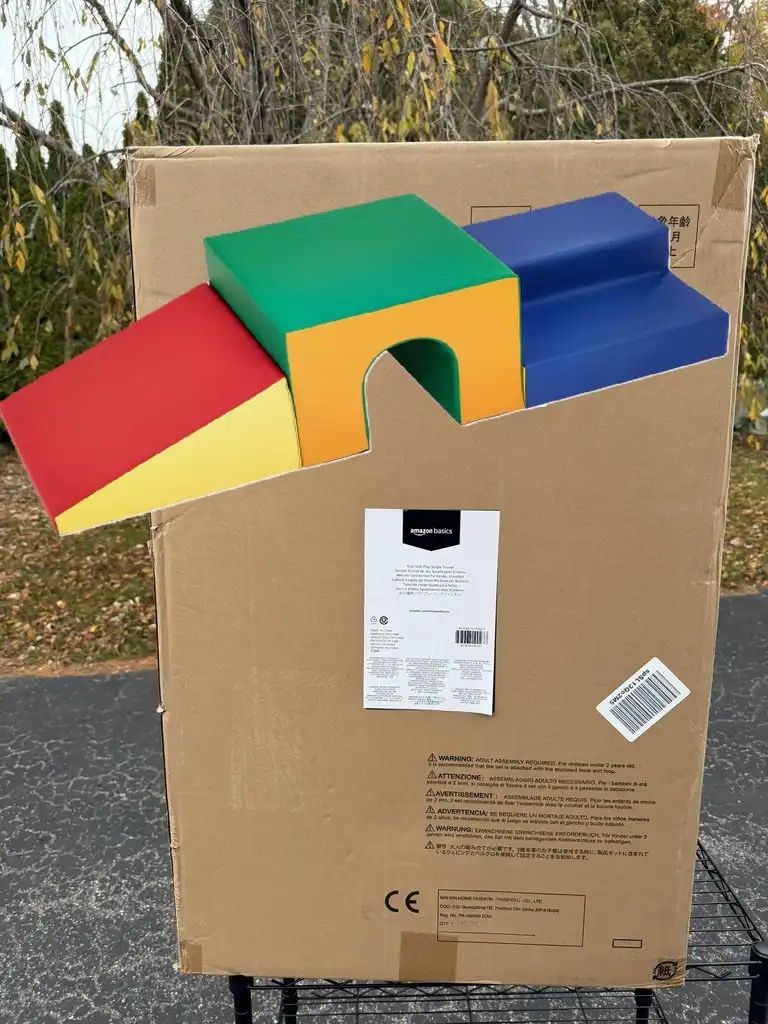 Colorful soft Play Tunnel for kids