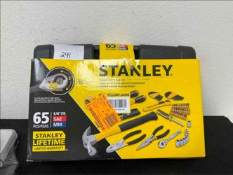 STANLEY 65-Piece Homeowner's DIY Tool Kit with Hard Storage Case (94-248)