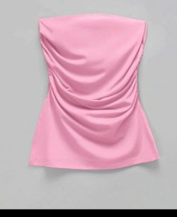 Pink tube top