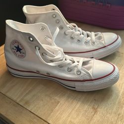 White Converse 