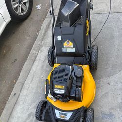 Dewalt 21 in. 163cc Briggs and Stratton 725Exi Engine Rear Wheel Drive 3-in-1 Gas Self Propelled Walk Behind Lawn Mower