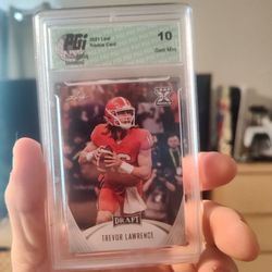 Trevor Lawrence Rookie Card Grade 10