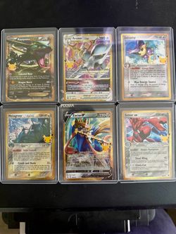 Pokemon 30th Anniversary Collection Rayquaza Arceus Delcatty Metagross Zacian Scizor