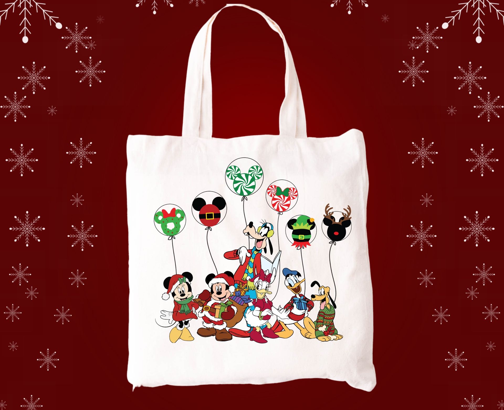 Disney / Christmas / Mickey Mouse/ Tote Bag