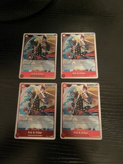 One Piece Tcg Kid & Killer Playset