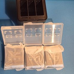 GoPro HERO 12 Battery Charger Station + Batteries