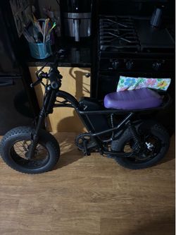 Electric bike high voltage battery 1000w and 16’in fat tires