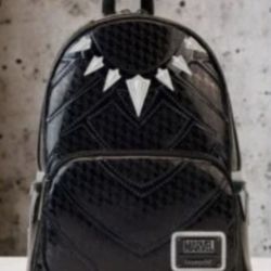 Loungefly Marvel Black Panther Metallic Figural Mini Backpack