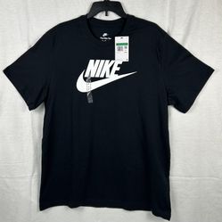 Nike Tee Black Logo Graphic T Shirt Mens XL New With Tags 