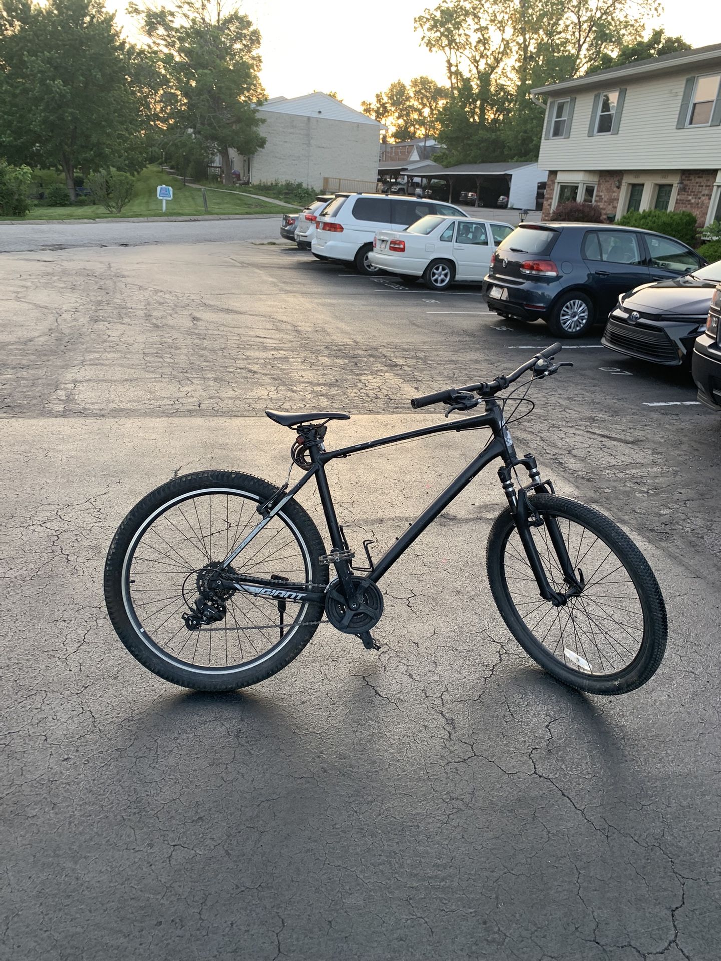 Giant mountain bike with working lights