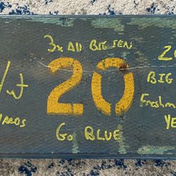 Mike Hart Authentic Univeristy of Michigan Stadium Bench