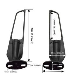 Motorcycle Wing Mirrors 
