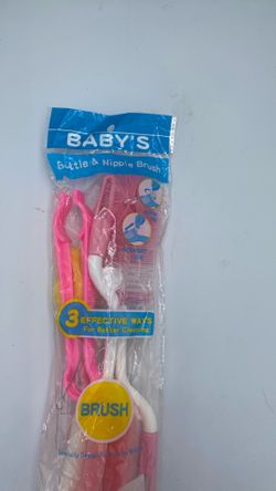 Baby’s Bottle and Nipple Brush for better cleaning