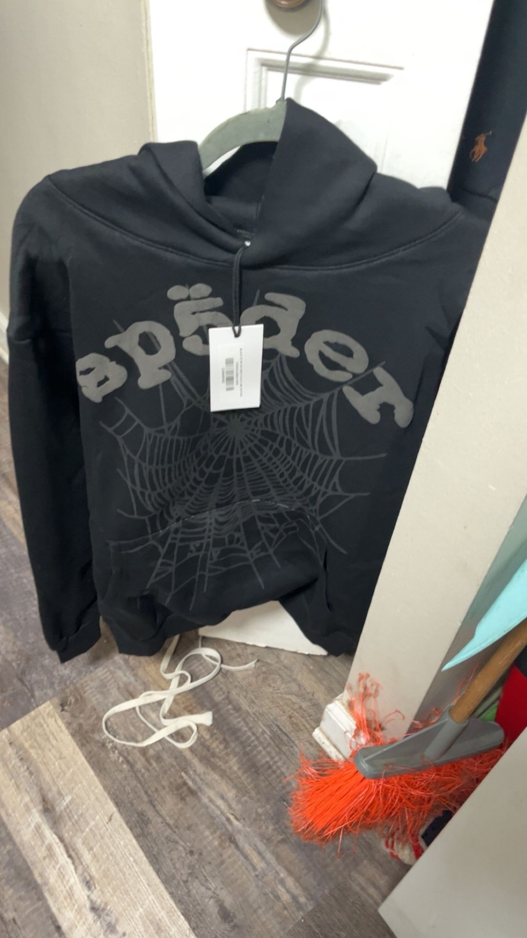 Spider Hoodie Phantom Web Black